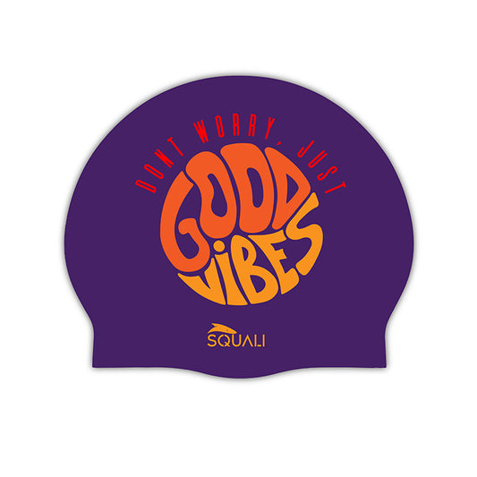 Squali Silicone Swimming Cap Gold