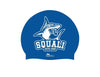 Gorro Natación Silicona Squali Azul