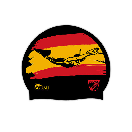 Gorro Natación Silicona negro FEDAS