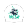 Squali Silicone Swimming Cap Black