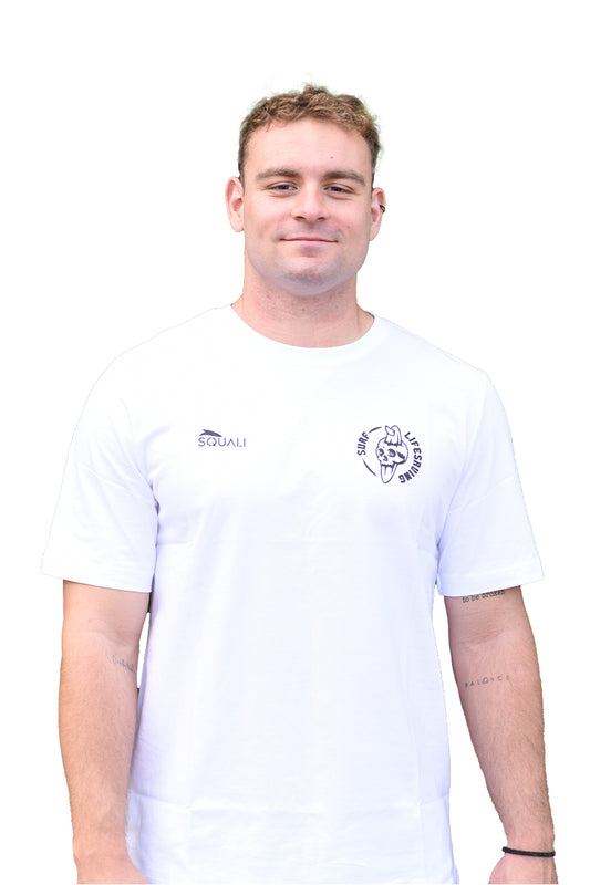 Camiseta Manga Corta Hombre Blanca Lifesaving Club