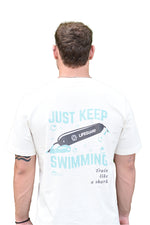 Camiseta Manga Corta Hombre Just Keep Swimming