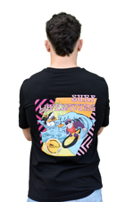 Camiseta Manga Corta Hombre Negra Lifesaving Club