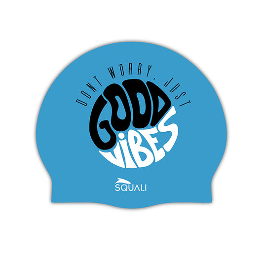 Squali Silicone Swimming Cap Gold