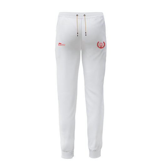 Pantalón Chándal Blanco Unisex Club Natación Alfa Ilicitano
