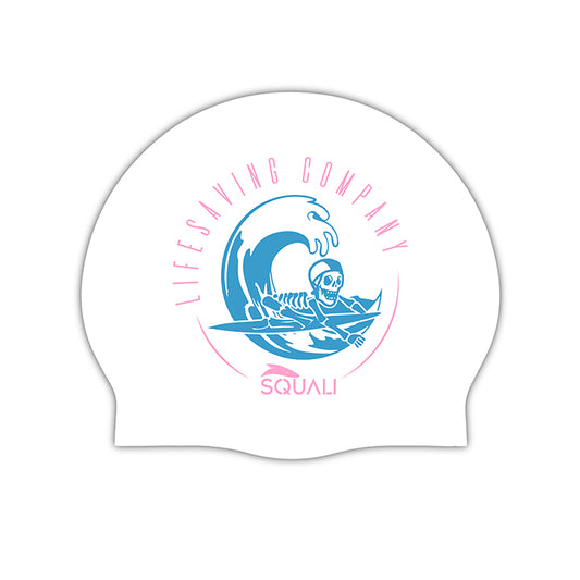 Squali Silicone Swimming Cap Gold