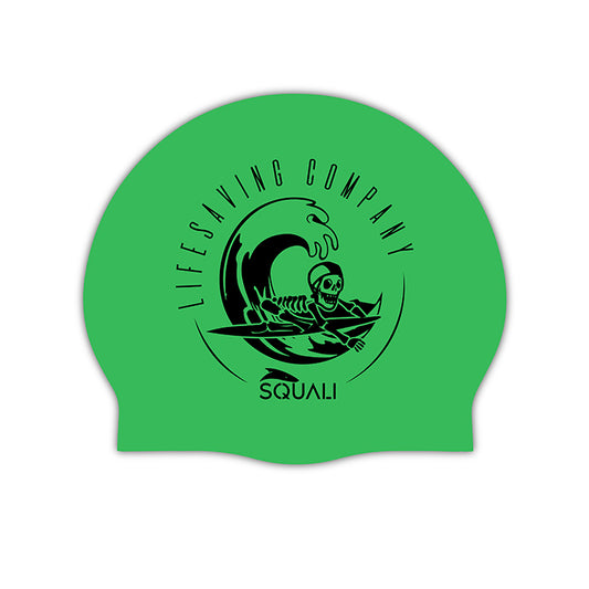 Squali Silicone Swimming Cap Gold
