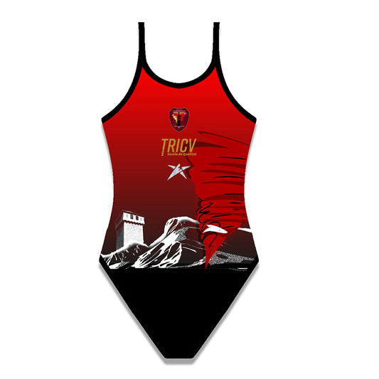 Bañador Tira Fina Club Triatlón Huracán