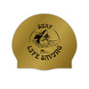 Squali Silicone Swimming Cap Gold