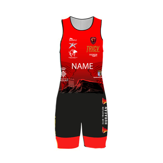 Sleeveless trisuit Man Triathlon Ciempozuelos