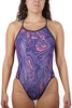 Pauna León Thin Strap Swimsuit Purple