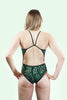 Thin Strap Swimsuit Reef Green